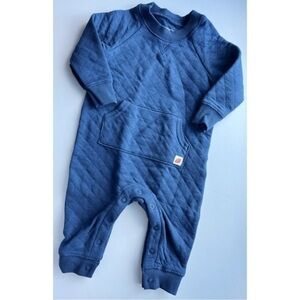 Carters • Blue Quilted Baby Bodysuit Football